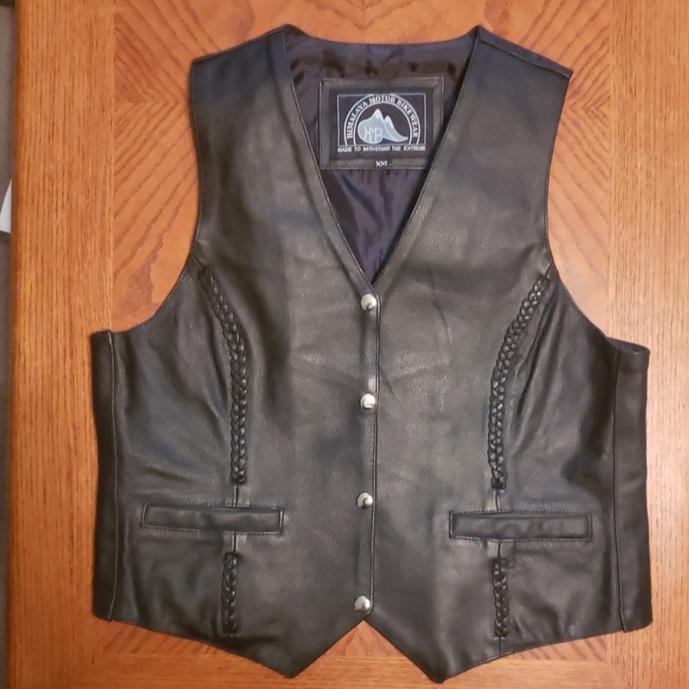 Leather vest